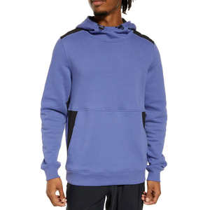 Sweat à capuche vintage Y2K pour homme, en coton mélangé, tricoté en molleton français, surdimensionné, patchwork, style hip-hop, col brodé, hiver - Product Image 1