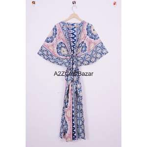 Ropa Africana de Moda para Mujer al por Mayor, Vestido Africano de Algodón, Túnica Kaftan Tradicional, Cómoda para el Verano - Product Image 6