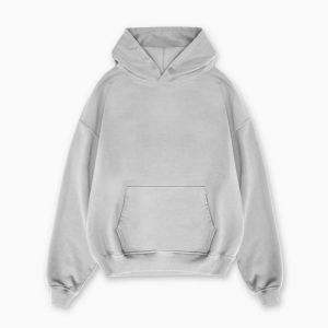 Sweat-shirts à capuche en molleton pour hommes de qualité supérieure, 100% coton, écologiques, broderie personnalisée, coupe classique, streetwear élégant - Product Image 5