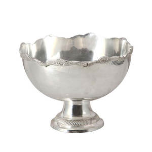 Utensilios de cocina Catering Servir Frutas Ensalada Mezclar Tazón de metal Chapado en oro Calidad superior Tazón para servir comida personalizado - Product Image 5