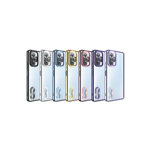 Coque en silicone ASMA Omega pour Xiaomi Redmi Note 10 Pro, couleur or premium, avec protection de l'appareil photo et affichage du logo - Product Image 3