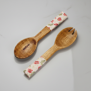 Juego de Cubiertos de Madera de Mango Esmaltada Hechos a Mano, Tenedor, Cuchara, Cubiertos para Comer, para el Hogar, Restaurantes, Fiestas, Proveedor Exportador al por Mayor - Product Image 3