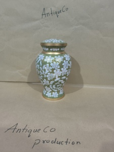 Urna Funeraria de Metal de Lujo Pintada a Mano para Cenizas de Adultos, Urna Conmemorativa Fabricada por Antique Co - Product Image 6