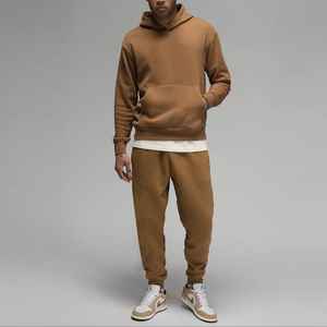 Conjunto Deportivo Informal de Alta Calidad con Capucha, Personalizable, de Poliéster/Algodón Grueso para Hombre, con Pantalones Deportivos y Sudadera con Capucha - Product Image 5