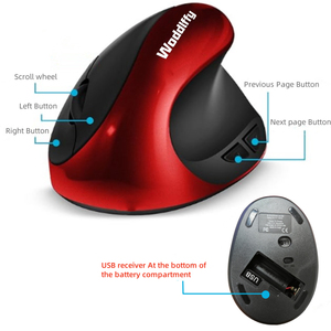 Modèle de souris de jeu de trois générations Design vertical pour le confort et le soulagement des problèmes de main Maintenant, vous allez l'adorer - Product Image 3