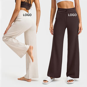 Pantalons amples longueur totale Pantalons décontractés pour femmes Confort Matière polyester avec un design tendance - Product Image 5