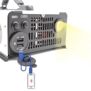 Convertidor de Corriente HOULI de Onda Sinusoidal Pura de 12v 24v DC a 230 Voltios AC 60 HZ 3000w, Inversor de Corriente para Automóvil de 12v a 120v - Product Image 4