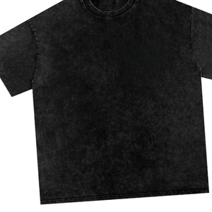 Camiseta Extra Grande Negra Lavada Vintage Premium, Algodón Grueso, Estilo Urbano Unisex, Logotipo Personalizado, Alta Calidad, Fabricante OEM, Venta al Por Mayor - Product Image 3