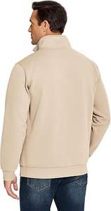 เสื้อกันหนาวผ้าฝ้ายสวมหัวมีซิปแบบสวมหัว - Product Image 4