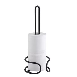 MARVELOUS ! Cadres de porte-papier toilette en métal fer forgé solide empêchent le pliage, offrant un soutien fiable même avec des rouleaux lourds - Product Image 5