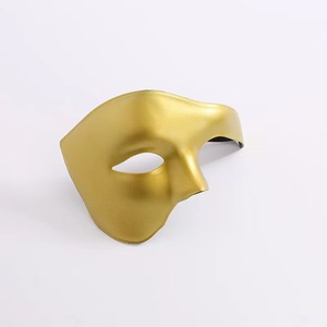 Steampunk <span class=keywords><strong>Phantom</strong></span> Masquerade PVC Cosplay máscara media cara de plástico para hombres/mujeres Punk carnaval disfraz Props <span class=keywords><strong>Phantom</strong></span> máscara fiestas - Product Image 2