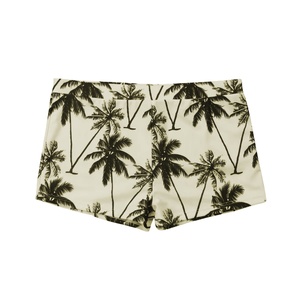 Soft Polyester <b>Blend</b> Breathable Lightweight Design for Beach Summer Vacation Wear Solid Pattern Stylish Men's Beach Shorts - Product Image 1