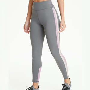 Leggings de vêtements de sport taille haute pour femmes impression personnalisée grande taille coton/fibre de bambou sans couture du Pakistan-Vente en gros - Product Image 1