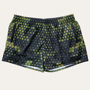 Pantalones cortos de rugby de 100% poliéster personalizados para mujeres y adultos ecológicos, logotipo bordado personalizado, impresión transpirable, servicio Oem - Product Image 3