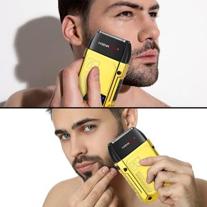 Afeitadora Eléctrica Profesional Dual para Hombres, Mini Afeitadora Eléctrica USB para Rostro, Afeitadora de Lámina Alemana para Barberos - Product Image 1