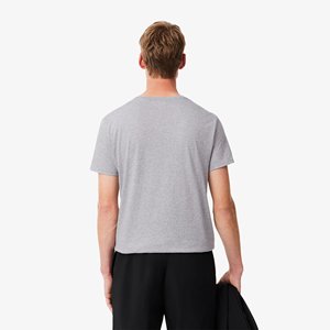 Camisetas de Hombre con Cuello en V, Diseño Moderno, Transpirables, de Secado Rápido, Color Sólido, Manga Corta, 100% Algodón, Corte Regular - Product Image 3