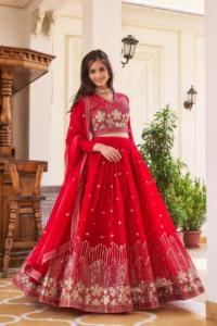 Lehenga Choli indien pakistanais pour femmes au design moderne, broderie de séquence de 5 mm, meilleur prix, forte demande, mode de mariage, fête - Product Image 4