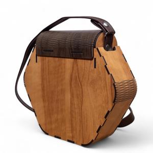 2025 tendance chaude à la main en bois pochette fleurs décoration couverture Style Vintage en cuir véritable doublure personnalisable sac pour femmes - Product Image 3