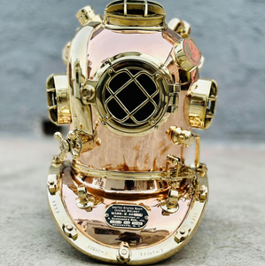 Casco DE BUCEO Navy Mark V | Casco náutico para buzos de aguas profundas Casco DE BUCEO ANTIGUO de gran calidad - Product Image 2