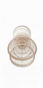 Suspension Tambour en Rotin Naturel Style Art Déco, Design Élégant, Écologique, Légère, Tressée, Décoration Intérieure Polyvalente, Export en Gros - Product Image 3