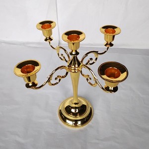 Candelero de Metal de 5 brazos, increíble Centro de mesa, candelabro creativo para decoración del hogar, temporada navideña - Product Image 3