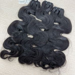 Vente chaude Vierge Cheveux Humains Corps Vague Bundles Transparent Dentelle En Gros Tisse pour Les Femmes Noires - Product Image 5