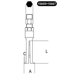 Extractores internos BETA Componentes mecánicos generales usados para combinación con artículos 1540/1542 - Product Image 2