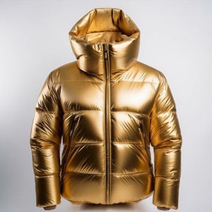 À la mode en gros Logo personnalisé hommes hiver imperméable matelassé rembourré chauffant brillant doudoune par Ayat Export - Product Image 5