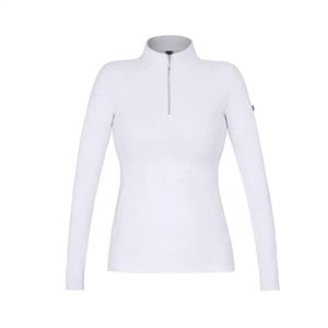 Nueva camisa de equitación con media cremallera para mujer, ropa ecuestre elegante de manga larga con capa Base ecuestre, Tops - Product Image 2