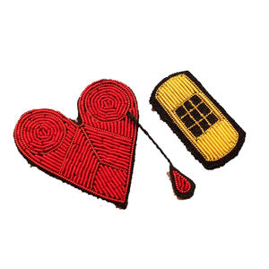 เข็มกลัดลวดแท่งดีไซน์ใหม่คุณภาพดีที่สุดขายส่งเข็มกลัดลวดแท่งในราคาต่ําเข็มกลัดหัวใจแฟชั่นที่สวยงาม - Product Image 3