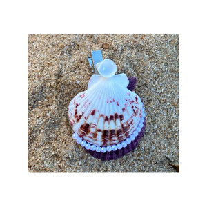 Handmade Seashells <b>Hair</b> Clip Natural Shell Texture Accessory Created By Reputable Vietnamese Manufacturer - Product Image 2