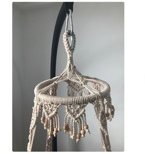 Indoor Home Decoration <b>Swing</b> Chair DYAED COTTON HANDMADE NATURAL Baby <b>Swing</b> Set Style Color Baby Bedside Sleeper - Product Image 3