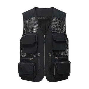 Gilet tactique en coton laine à séchage rapide pour hommes, logo personnalisé, veste de travail multifonctionnelle, respirante, pêche, chasse, plein air - Product Image 1