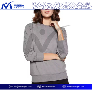 Sweat-shirt femme premium Logo avant matériau extensible confortable pour les activités de plein air de gymnastique voyage saison d'hiver approvisionnement ODM - Product Image 2