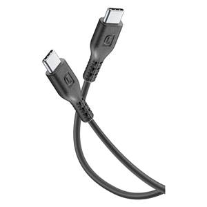 Adaptador y Conector USB-C de 45W, Cable Negro de 1.2 m, USBDATAC2C5A1MK - Product Image 1