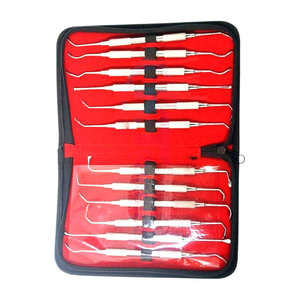 Juego de instrumentos de relleno Dental de alta calidad, 12 Uds., Kit de herramientas de Odontología de acero inoxidable, juego dental, instrumentos quirúrgicos - Product Image 3