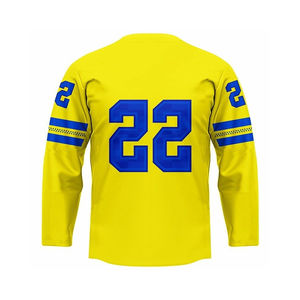 Maillot de hockey sur glace personnalisé avec logo, prix de gros, sublimation, meilleure arrivée, vêtements de sport d'équipe, prix de vente le plus bas, maillot de hockey sur glace - Product Image 2