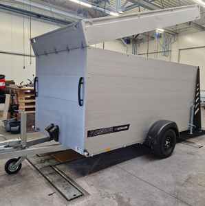 Remorque fermée ALUBOXX GTB 1500 VT3 Ultra Low Covered Trailer LED Black Model 2025 - Product Image 1