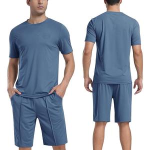 ชุดออกกำลังกายและวิ่งออกกำลังกายของผู้ชายกางเกงขาสั้นระบายอากาศได้ดีในฤดูร้อนออกแบบได้เอง - Product Image 5