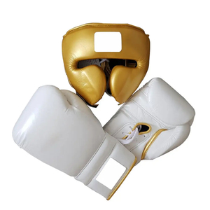2024 Diseño de logotipo personalizado PU Guantes de boxeo de cuero puro Tamaños profesionales transpirables para hombres y mujeres para escenas de boxeo - Product Image 5