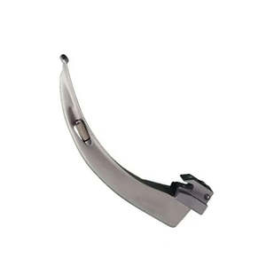 Ensemble de laryngoscope chirurgical ORL Astrin Premium, manuel, en acier inoxydable, équipement d'anesthésie, lames à fibre optique LED réutilisables, MOL - Product Image 4
