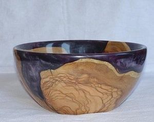 Tazón de resina de madera moderno, pieza central rústica artesanal, pieza de exhibición de cocina elegante para el hogar - Product Image 5