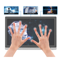 Écran tactile industriel de 15,6 pouces, écran capacitif IPS 10 points pour kiosque, terminal de point de vente, moniteur de libre-service