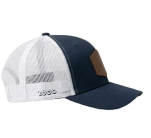 Casquette Trucker Streetwear OEM ODM 6 Panneaux avec Patch en Cuir Logo Personnalisé Snapback Maille Casquette Formelle Unisexe Gorras - Product Image 4