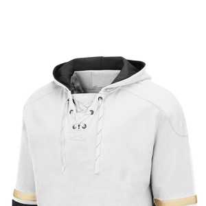 Sudadera con capucha de hockey con bordado en blanco de último diseño, jerséis de hockey sobre hielo con sublimación personalizada, tarifa al por mayor, personalización transpirable OEM - Product Image 4