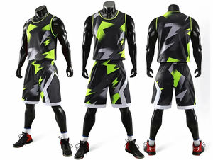 Vente en gros d'uniformes de basket-ball personnalisés, panier d'uniformes bon marché avec logo en transfert de chaleur, basket-ball à sublimation complète pour l'équipe - Product Image 4