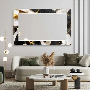 2025 Simple pas cher produits tenture murale décoration rotin miroirs cadres rond miroir décoratif en bois bambou décor à la maison articles - Product Image 1