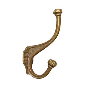 Gold Antique Brass <b>Wall</b> Hooks <b>Mounted</b> Coat Hooks Vintage for Home Farmhouse Coats Bags Hats <b>Towels</b> Use - Product Image 5