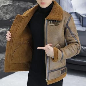 Chaqueta de cuero negro a prueba de viento de alta calidad para hombre - Product Image 2