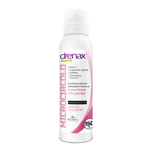 Drenax Forte, Marca Italiana, Mousse Espumoso para Microcirculación, 150 ml, Para Piernas Descansadas, Dermatológicamente Probado, Para Distribuidores - Product Image 1